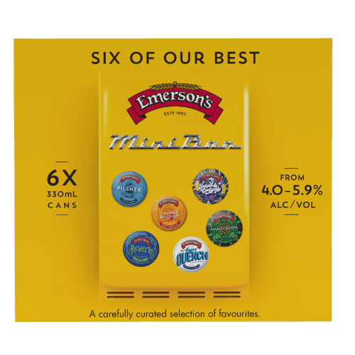 Emerson's Minibar Six Of Our Best Cans