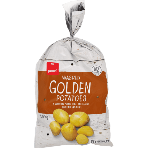 Pams Washed Golden Potatoes 2.5 kg