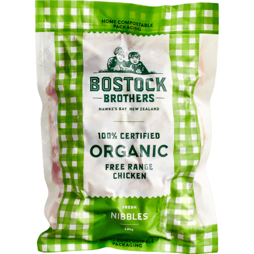 Bostock Brothers 100% Certified Organic Free Range Chicken Nibbles
