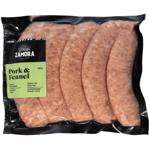 Zamora Homemade Ltd Fennel Sausages