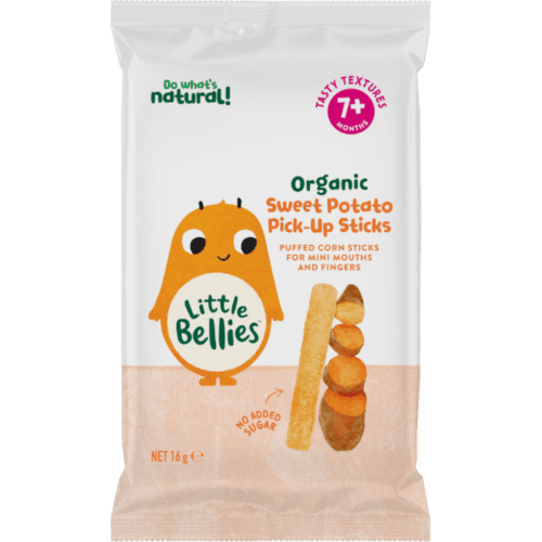 Little Bellies Organic Sweet Potato Pick-Up Sticks 7+ Months