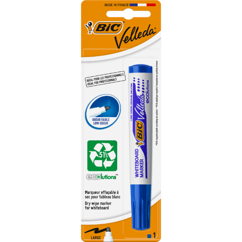 Bic Velleda Blue Fine Whiteboard Marker