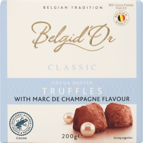 Belgdi'Or Cocoa Dusted Marc De Champagne Flavour Truffles