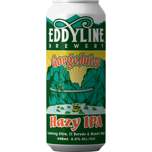 Eddyline Brewery GeorgeJuice Hazy IPA 440 mL