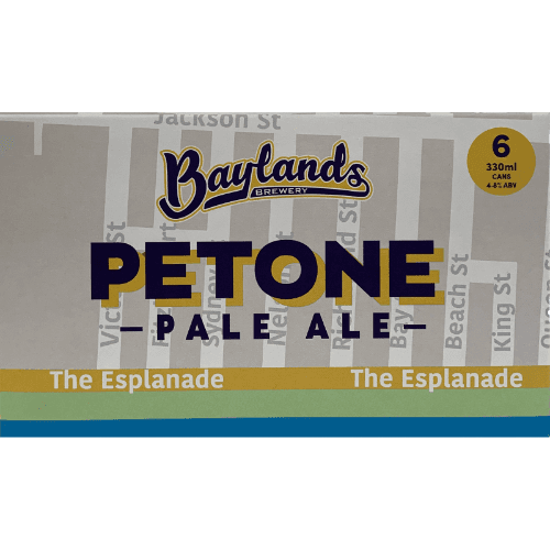 Baylands Brewery Petone Pale Ale Cans 6 × 330 mL