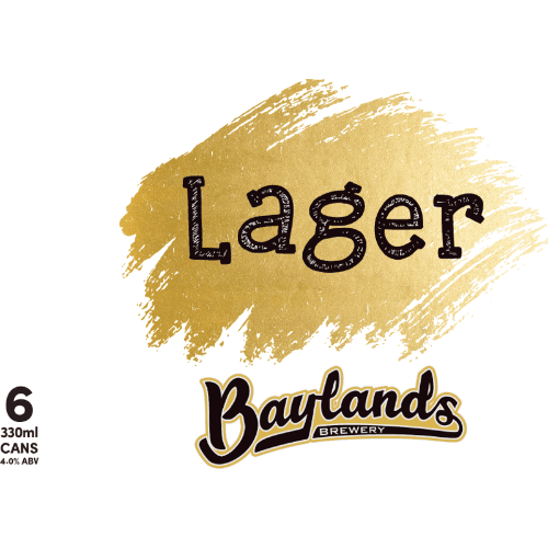 Baylands Brewery Lager Cans 6 × 330 mL