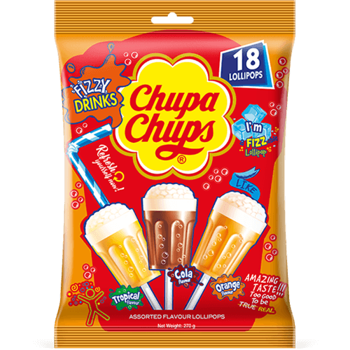 Chupa Chups Fizzy Drinks Lollipops