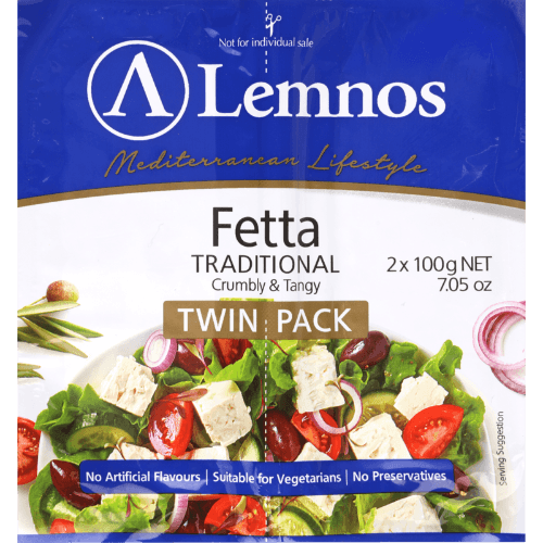 Lemnos Traditional Fetta Cheese Twin Pack