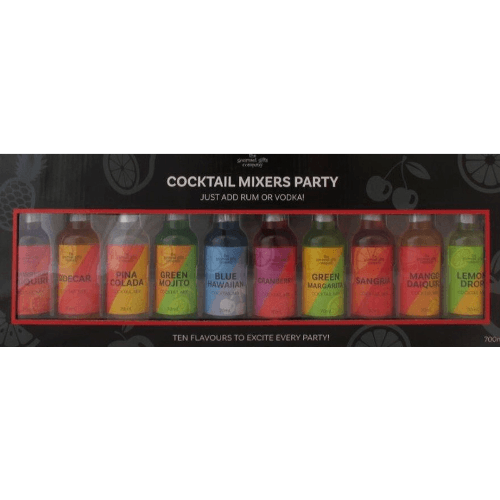 The Gourmet Gift Company Cocktail Mixers Party Set 10 pack