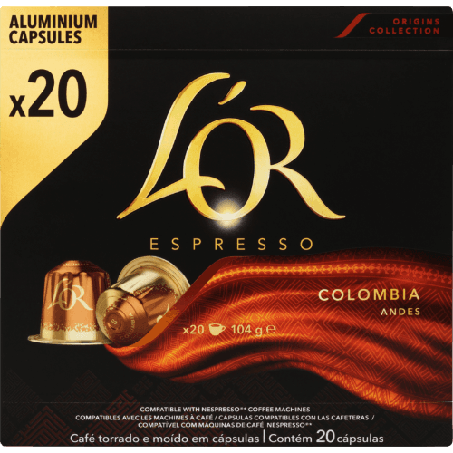 L'OR Colombia Intensity 8 Coffee Capsules