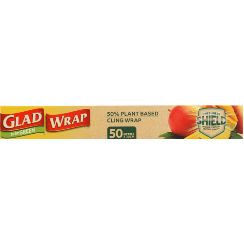 Glad To Be Green 50% Plant Based Cling Wrap