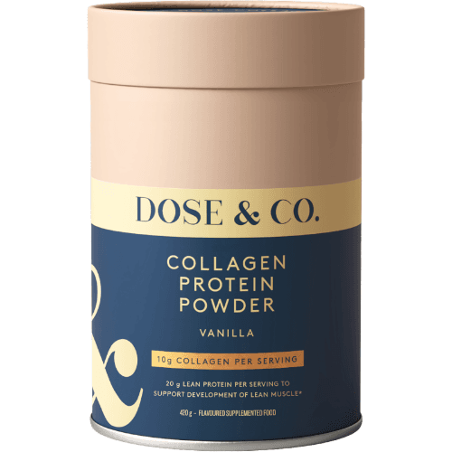 Dose & Co Vanilla Collagen Protein Powder