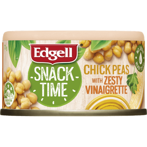 Edgell Snack Time Chickpeas With Zesty Vinaigrette