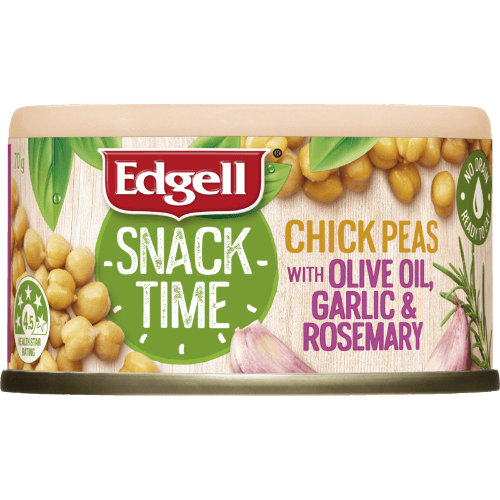 Edgell Snack Time Chickpeas With Olive Oil Garlic & Rosemary