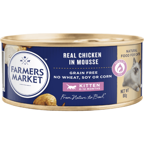 Farmers Market Real Chicken Mousse Kitten Food