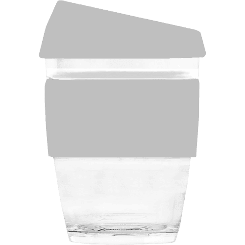 Seymours Glass Barista Buddy 340ml with Lid