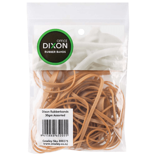 Dixon Assorted Rubber Bands
