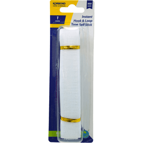 Korbond Instant Hook & Loop Tape Self Stick