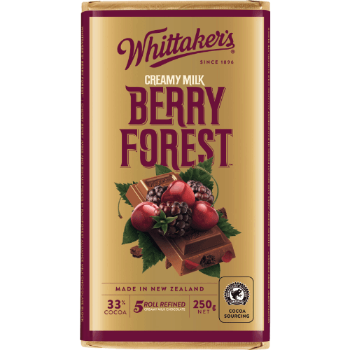 Whittaker's Berry Forest Creamy Milk Chocolate Block