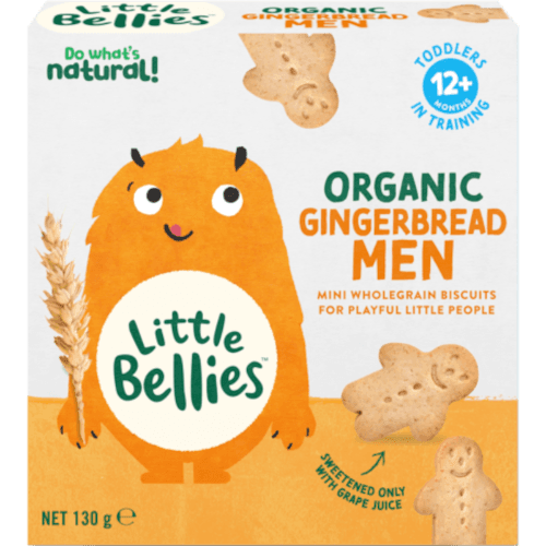 Little Bellies Organic Gingerbread Men 12+ Months