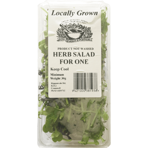 Alpine Fresh Locally Grown Herb Salad for One 30 g