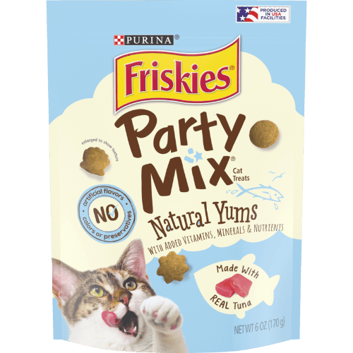 Purina Friskies Party Mix Natural Yums Tuna Cat Treats 170 g