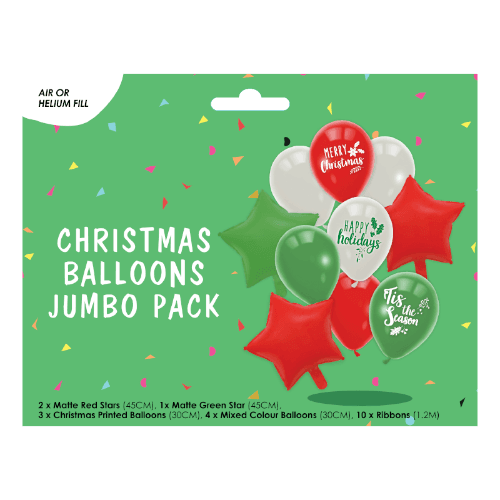 Surv Christmas Balloons Jumbo Pack