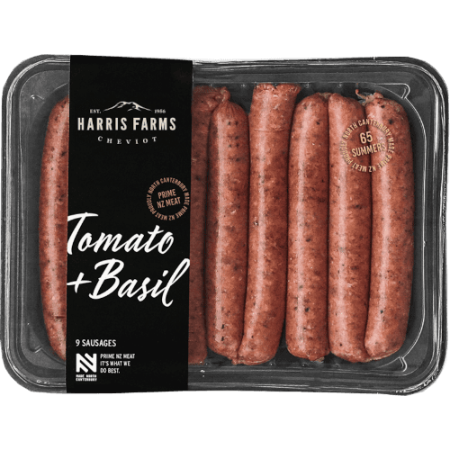 Harris Farms Tomato & Basil Sausages MAP