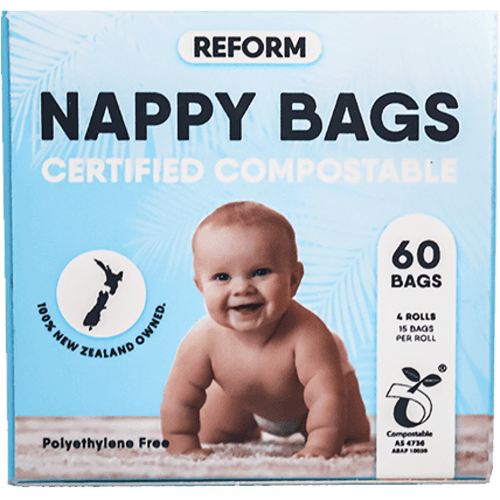 Reform Home Compostable Nappy Bags 60 pack