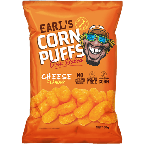 Earl's Cheese Oven Baked Corn Puffs