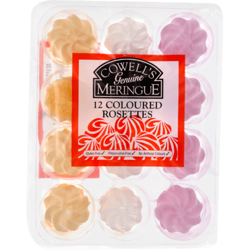 Cowell's Genuine Meringue Coloured Rossettes