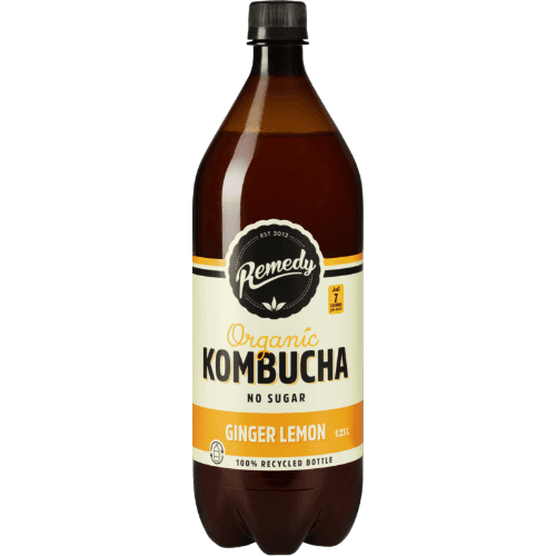 Remedy Ginger Lemon Organic Kombucha