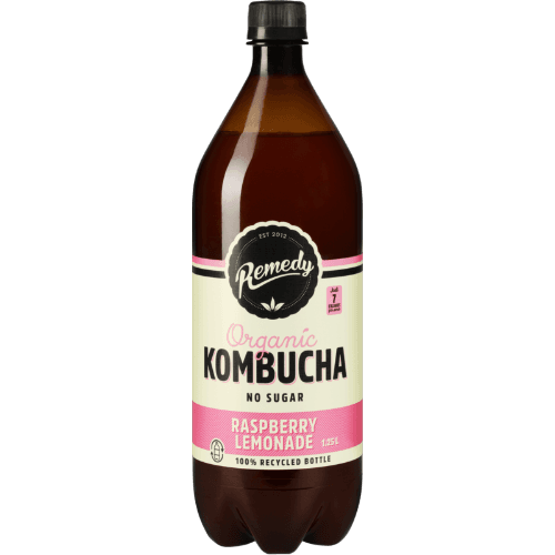 Remedy Raspberry Lemonade Organic Kombucha