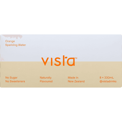 Vista Orange Naturally Flavoured Sparkling Water
