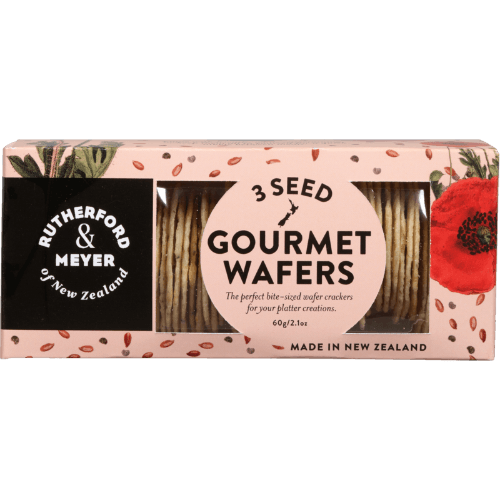 Rutherford & Meyer Three Seed Gourmet Wafers