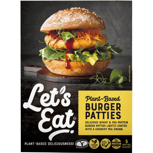 Lets Eat Plant-Based Burger Patties