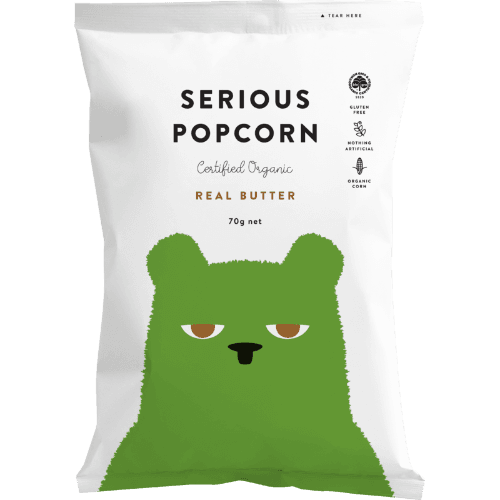 Serious Popcorn Organic Real Butter Popcorn