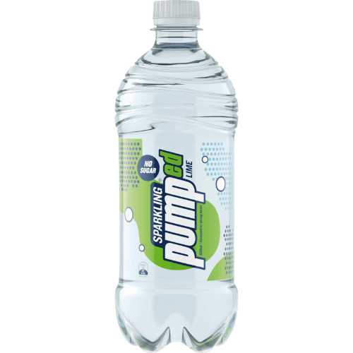 Pumped Lime Flavoured Sparkling Water
