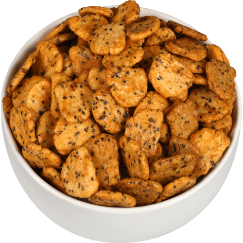 Black Sesame Seed Crackers per kg