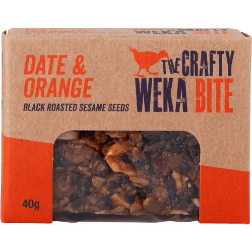 The Crafty Weka Bite Date & Orange Muesli Bite