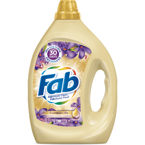 Fab Essential Oils Indian Night Jasmine & Rosewood Laundry Detergent Liquid 1.8 L