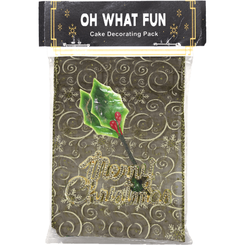 Korbond Oh What Fun Cake Decorating Christmas Pack 3 pack