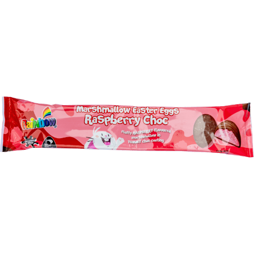 Rainbow Raspberry Choc Marshmallow Easter Eggs