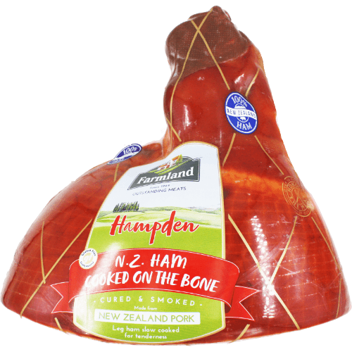 Farmland Hampden NZ Cooked on The Bone Ham per kg
