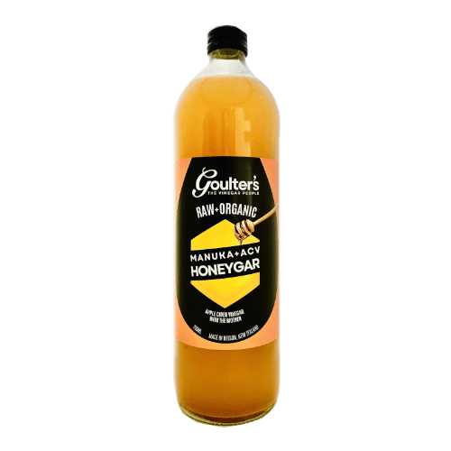 Goulters Vinegar Raw+Organic  Manuka + ACV Honeygar