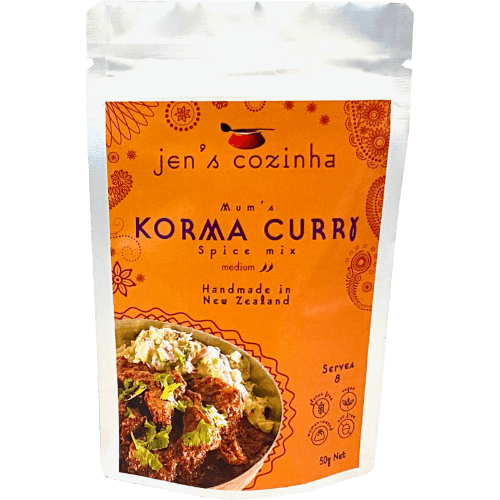Jen's Cozinha Mum's Korma Curry Powder Mild - Med Foil Pouch