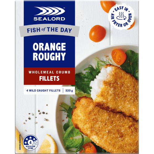 Sealord Orange Roughy Wholemeal Crumb Fish Fillets