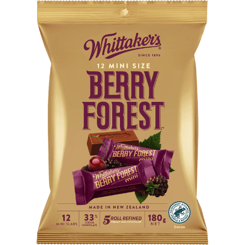 Whittaker's Berry Forest Creamy Milk Chocolate Bars