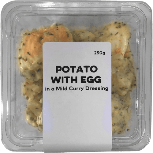 Potato Salad with Egg In Mild Curry Dressing