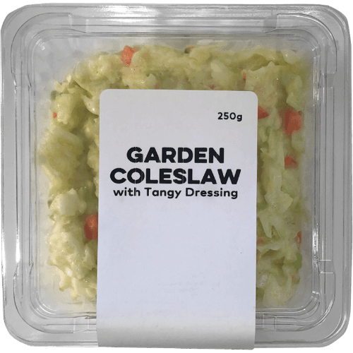 Garden Coleslaw With Tangy Dressing